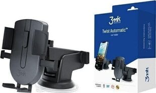 Automobilinis Universalus telefono laikiklis 3MK Twist Automatic kaina ir informacija | Telefono laikikliai | pigu.lt