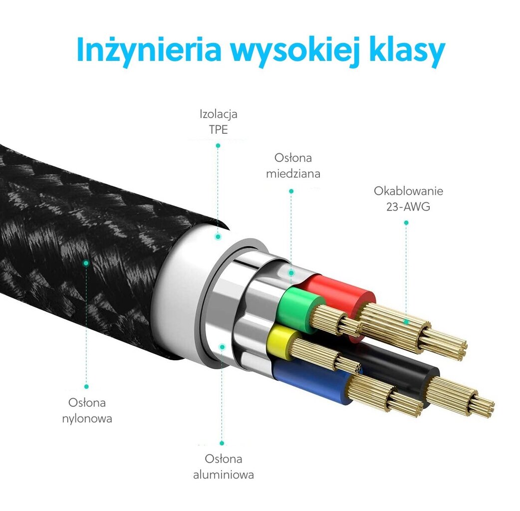 Choetech IP0039, USB-C/Lightning, 1.2 m цена и информация | Kabeliai ir laidai | pigu.lt