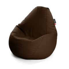 Кресло-мешок Qubo™ Comfort 90 Chocolate POP FIT цена и информация | Кресла-мешки и пуфы | pigu.lt