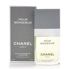 Мужская парфюмерия Pour Monsieur Chanel EDT (75 ml) цена и информация | Мужские духи | pigu.lt