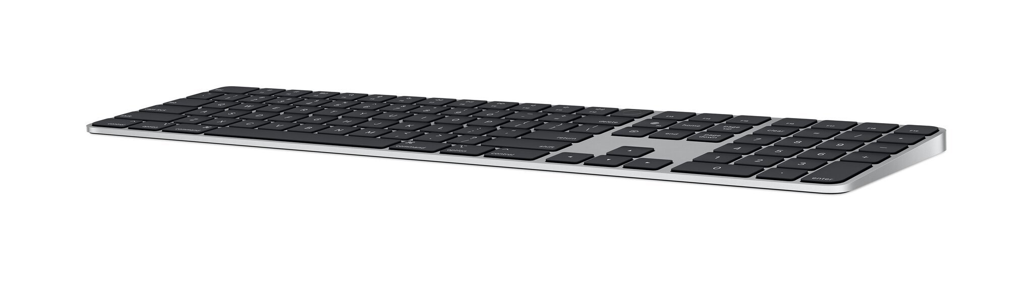 Magic Keyboard with Touch ID and Numeric Keypad for Mac models with Apple silicon - Black Keys - International English - MMMR3Z/A kaina ir informacija | Klaviatūros | pigu.lt