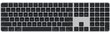 Magic Keyboard with Touch ID and Numeric Keypad for Mac models with Apple silicon - Black Keys - Russian - MMMR3RS/A kaina ir informacija | Klaviatūros | pigu.lt