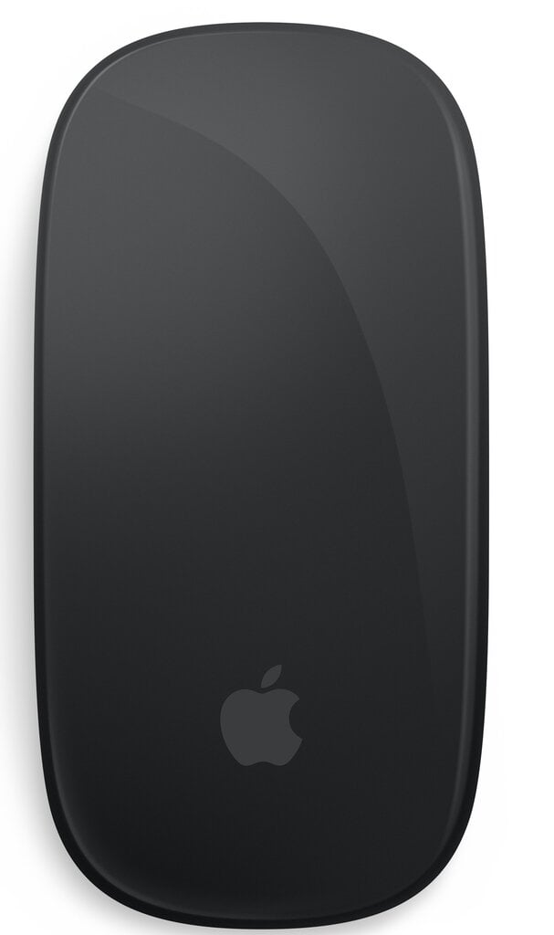 Apple Magic Mouse - Black Multi-Touch Surface - MMMQ3ZM/A kaina ir informacija | Pelės | pigu.lt