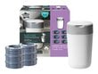 Baltas sauskelnių konteineris Tommee Tippee SANGENIC TWIST + 6 kasetės kaina ir informacija | Sauskelnės | pigu.lt