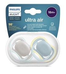 Čiulptukai Philips Avent Ultra Air, 18 mėn.+, 2 vnt. kaina ir informacija | Čiulptukai | pigu.lt