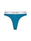 Moteriškos kelnaitės Calvin Klein THONG, turkis 0000F3786E CX3 45158 L цена и информация | Kelnaitės | pigu.lt