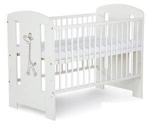 Кроватка Klups, белая цена и информация | Детские кроватки | pigu.lt