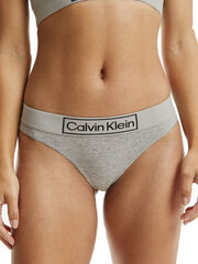 Женские трусики-стринги Calvin Klein THONG, серые 000QF6774E P7A 45166 цена и информация | Стринги | pigu.lt