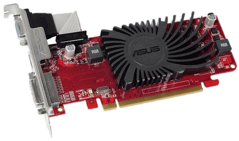 Asus AMD/ATI Radeon R5 230 1GB GDDR3 PCIE R5230-SL-1GD3-L цена и информация | Vaizdo plokštės (GPU) | pigu.lt