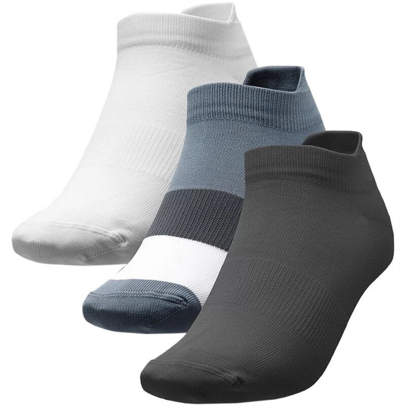 Kojinės moterims 4F W H4L22 SOD002, įvairių spalvų, 3 poros kaina ir informacija | Moteriškos kojinės | pigu.lt