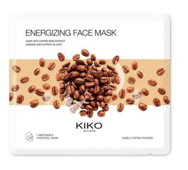 Drėkinanti veido kaukė su kavos ekstraktu Energizing Face Mask Kiko Milano kaina ir informacija | Veido kaukės, paakių kaukės | pigu.lt