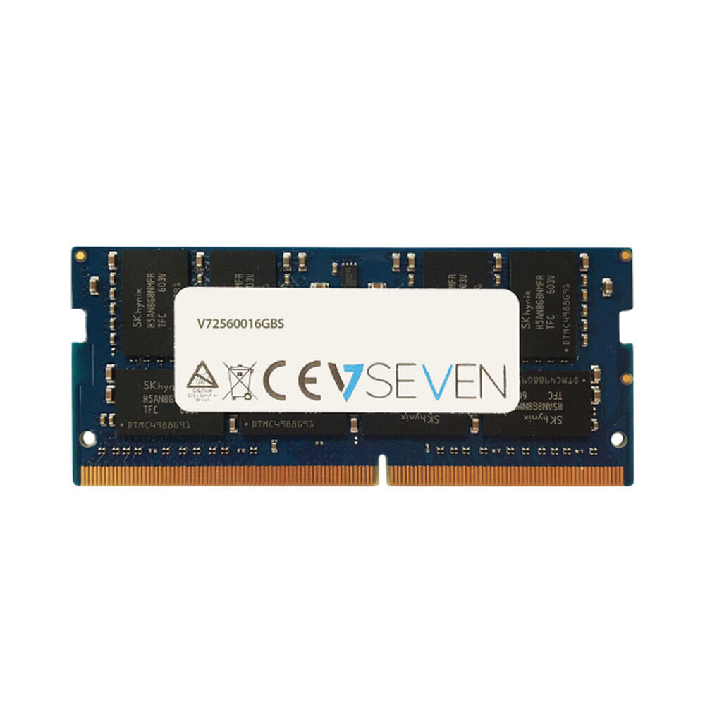 RAM atmintis V7, CL22 NON, ECC, 16 GB, DDR4, 3200MHZ kaina ir informacija | Operatyvioji atmintis (RAM) | pigu.lt