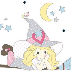 Vaikiškos lovatiesės antklodė Cool Kids Witch 115x145 cm kaina ir informacija | Patalynė kūdikiams, vaikams | pigu.lt