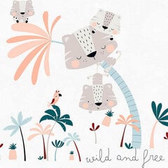 Пододеяльник для детской кроватки Cool Kids Wild And Free цена и информация | Детское постельное бельё | pigu.lt