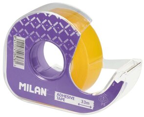 Lipni juostelė su laikikliu MILAN, 19 mm x 33 m kaina ir informacija | Kanceliarinės prekės | pigu.lt