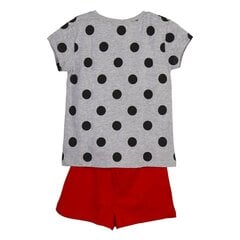 летняя пижама для мальчиков Lady Bug Красный Серый цена и информация | Пижамы, халаты для девочек | pigu.lt