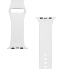 Tactical 499 Silicone Band for Apple Watch 1/2/3/4/5/6/7/SE 42/44/45mm White цена и информация | Аксессуары для смарт-часов и браслетов | pigu.lt