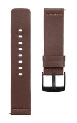 Tactical Leather Band 308 Brown kaina ir informacija | Išmaniųjų laikrodžių ir apyrankių priedai | pigu.lt