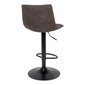 2-jų baro kėdžių komplektas Middelfart, pilkas цена и информация | Virtuvės ir valgomojo kėdės | pigu.lt