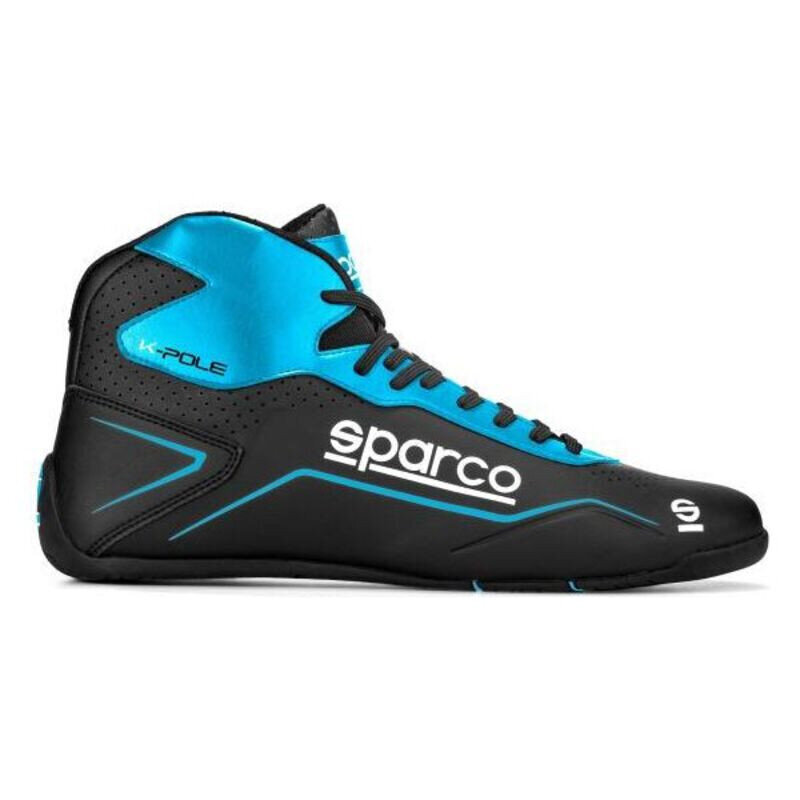 Lenktynių batai Sparco K-Pole, juodi / mėlyni kaina ir informacija | Moto batai | pigu.lt