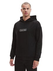 Vyriškas džemperis Calvin Klein L / S HOODIE, juodas 000NM2270E UB1 45252 L kaina ir informacija | Vyriški marškinėliai | pigu.lt