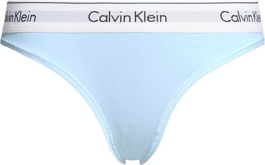 Moteriškos kelnaitės - bikini Calvin Klein, 1 pora mėlynos 0000F3787E CYS 45146 L цена и информация | Kelnaitės | pigu.lt