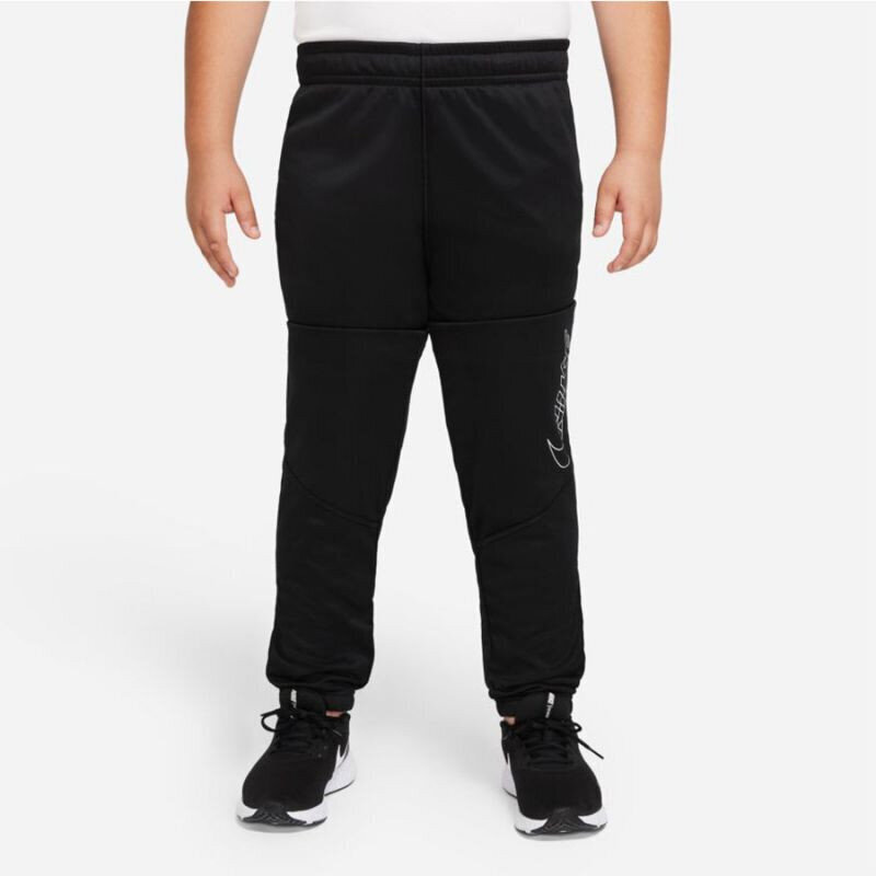 Sportinės kelnės Nike Therma-Fit Jr DD8535 010, juodos цена и информация | Kelnės berniukams | pigu.lt