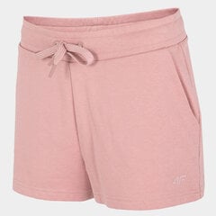 Šortai moterims 4F W H4L22-SKDD35056S, rožiniai цена и информация | Спортивная одежда для женщин | pigu.lt