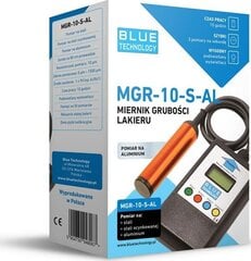 Blue Technology dažų storio matuoklis MGR-10-S-AL kaina ir informacija | Mechaniniai įrankiai | pigu.lt