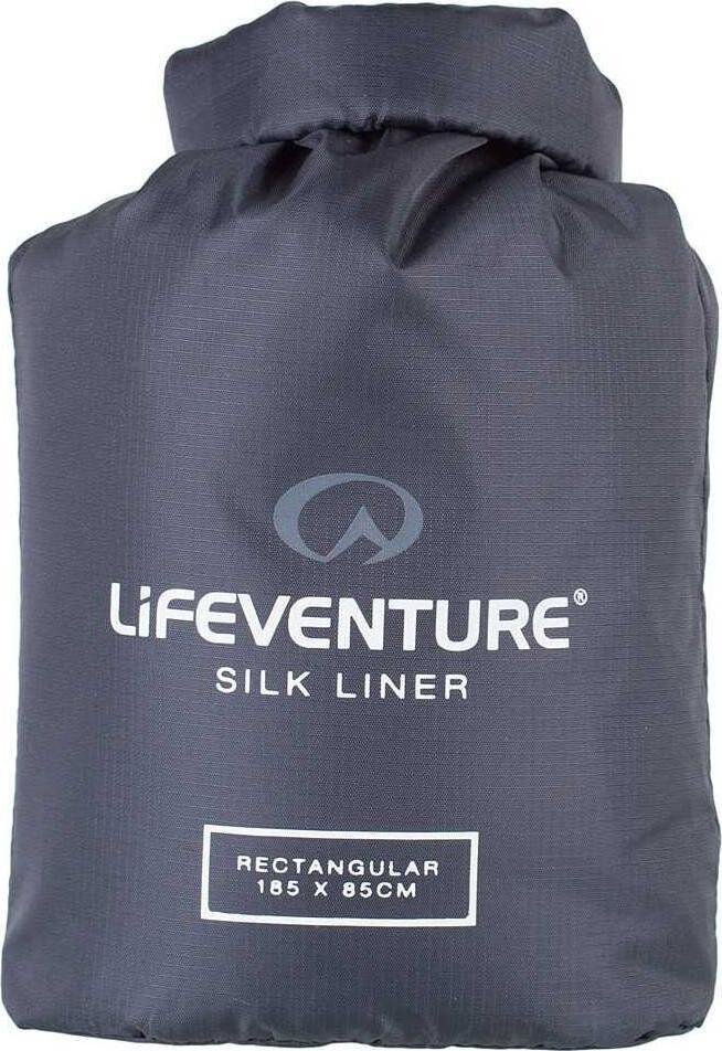 Miegmaišio įdėklas Lifeventure Silk, pilkas kaina ir informacija | Miegmaišiai | pigu.lt