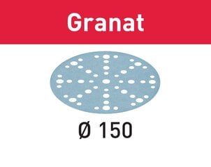 Šlifavimo lapelis Festool Granat STF D150/48 P180 GR/100 575166 kaina ir informacija | Šlifuokliai | pigu.lt