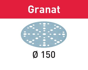 Šlifavimo lapelis Festool Granat STF D150/48 P60 GR/50 575161 kaina ir informacija | Šlifuokliai | pigu.lt