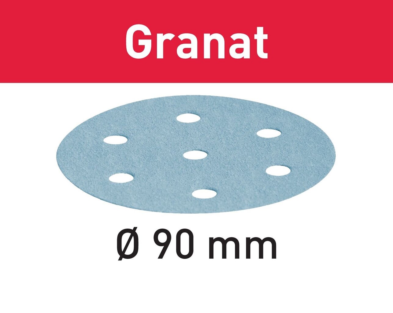 Šlifavimo lapelis Festool Granat STF D90/6 P150 GR/100 497368 kaina ir informacija | Šlifuokliai | pigu.lt