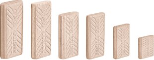 Festool Domino buko medienos kaiščiai D 6x40/190 BU kaina ir informacija | Tvirtinimo detalės | pigu.lt