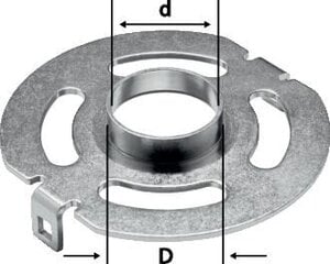 Копировальное кольцо Festool KR-D 30,0/OF 1400 492185 цена и информация | Фрезы | pigu.lt