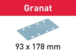 Šlifavimo popierius Festool Granat STF 93X178 P120 GR/100 498936 kaina ir informacija | Mechaniniai įrankiai | pigu.lt