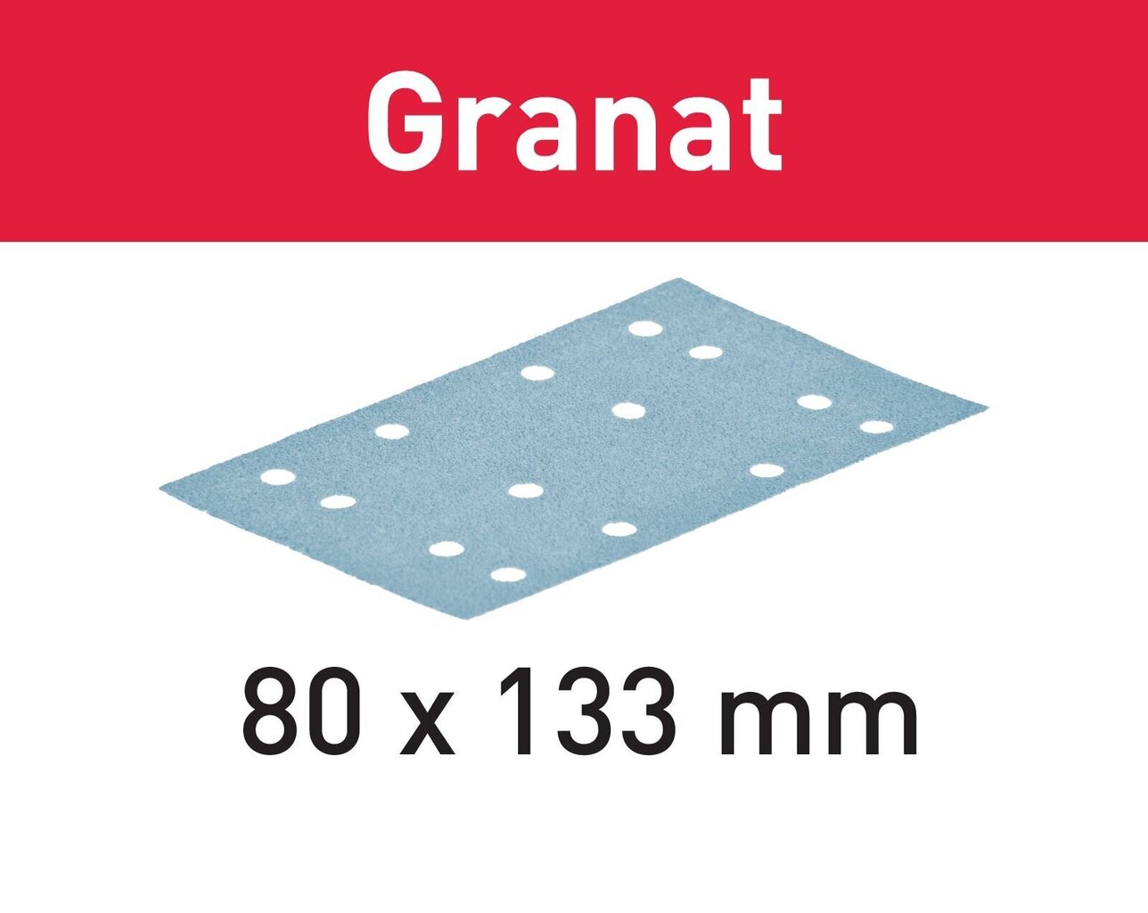 Šlifavimo popierius Festool Granat STF 80x133 P320 GR/100 497125 kaina ir informacija | Šlifuokliai | pigu.lt