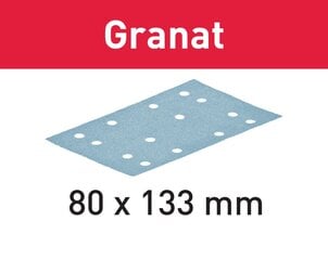 Festool Šlifavimo popierius Granat STF 80x133 P120 GR/10 497129 kaina ir informacija | Šlifuokliai | pigu.lt
