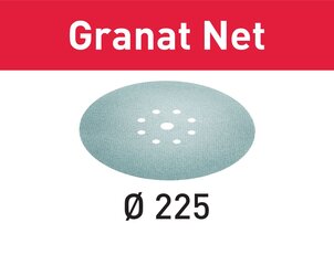 Шлифовальный материал на сетчатой основе Festool STF D225 P240 GR NET/25 Granat Net 203318 цена и информация | Шлифовальные машины | pigu.lt