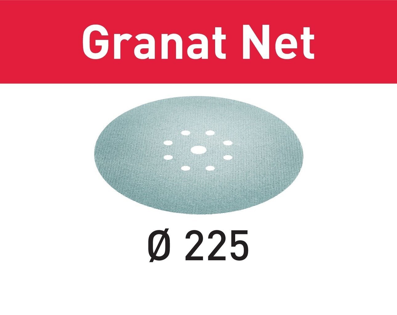 Šlifavimo tinklelis Festool Granat Net STF D225 P150 GR NET/25 203315 цена и информация | Šlifuokliai | pigu.lt
