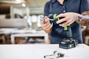 Аккумуляторная ударная дрель-шуруповёрт Festool, TPC 18/4 I-Basic QUADRIVE, 575604 цена и информация | Шуруповерты, дрели | pigu.lt