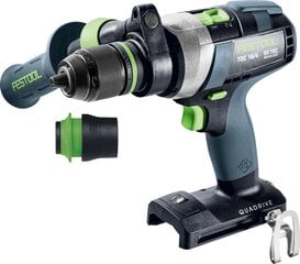 Akumuliatorinis gręžtuvas-suktuvas Festool Quadrive TDC 18/4 I-Basic 575601 kaina ir informacija | Suktuvai, gręžtuvai | pigu.lt