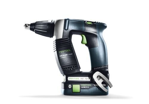 Akumuliatorinis juostinis suktuvas Festool Duradrive DWC 18-4500 Basic 576504 kaina ir informacija | Suktuvai, gręžtuvai | pigu.lt