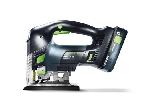 Akumuliatorinis siaurapjūklis Festool CARVEX PSBC 420 576532 kaina ir informacija | Mechaniniai įrankiai | pigu.lt