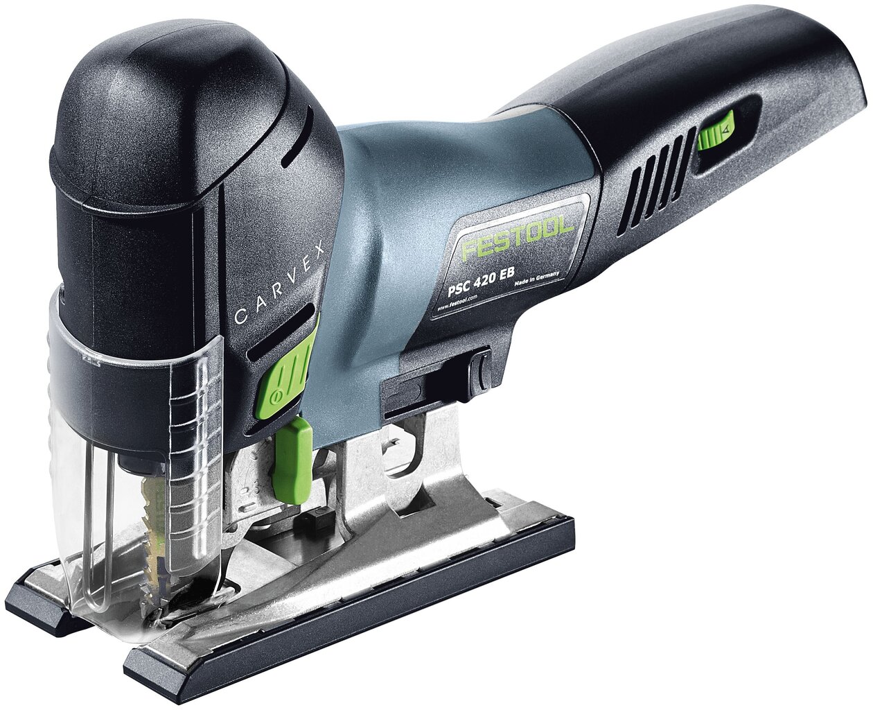 Akumuliatorinis siaurapjūklis Festool Carvex PSC 420 EB-Basic 576521 цена и информация | Pjūklai, pjovimo staklės | pigu.lt