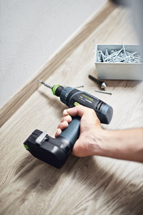 Akumuliatorinis gręžtuvas-suktuvas Festool TXS 2,6-Set 576102 kaina ir informacija | Suktuvai, gręžtuvai | pigu.lt