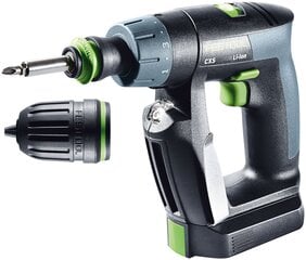 Аккумуляторная дрель-шуруповёрт Festool CXS 2,6-Plus 576092 цена и информация | Шуруповерты, дрели | pigu.lt