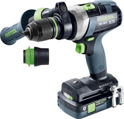 Akumuliatorinis gręžtuvas-suktuvas Festool Quardrive TDC 18/4 5,2/4,0 I-Plus 575602 kaina ir informacija | Suktuvai, gręžtuvai | pigu.lt