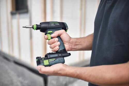 Akumuliatorinis gręžtuvas-suktuvas Festool T 18+3-Basic 576448 kaina ir informacija | Suktuvai, gręžtuvai | pigu.lt