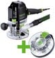 Festool Vertikalus frezeris OF 1400 EBQ-Plus + Box-OF-S 576540 kaina ir informacija | Frezos | pigu.lt